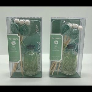 Pier1 NWT’S Sea Grass “Mini” Diffusers - Set of 2